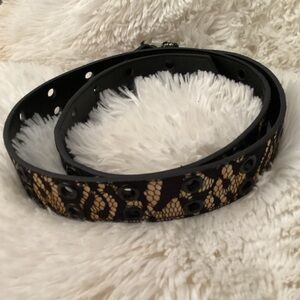 Belt with Lacey top